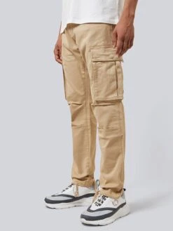 Criminal Damage Army Cargo Pant - Natural