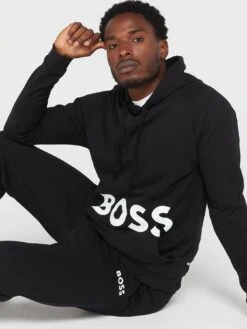 BOSS Bodywear Fashion Lounge Sweatshirt - Black -Barbou Clothing Shop VIIKU SQ4 0000000004 BLACK MDd