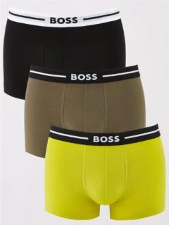 BOSS Bodywear 3 Pack Bold Trunks - Multi