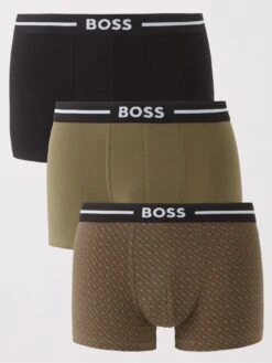 BOSS Bodywear 3 Pack Bold Design Trunk - Multi