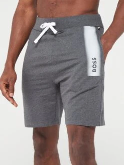BOSS Bodywear Authentic Lounge Shorts - Grey -Barbou Clothing Shop VIIOI SQ4 0000000005 GREY MDd
