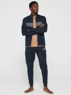 BOSS Bodywear Tracksuit Lounge Pants - Dark Blue -Barbou Clothing Shop VIIPQ SQ6 0000000354 DARK BLUE MDd2