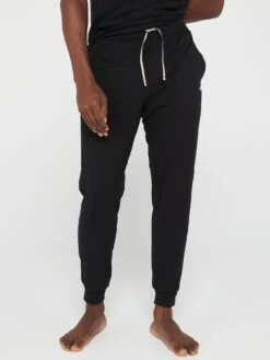 BOSS Bodywear Unique Cuffed Lounge Pants - Black