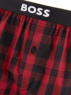 BOSS Bodywear 2 Pack Boxer Shorts - Multi -Barbou Clothing Shop VIISO SQ3 0000000315 DARK RED SLd