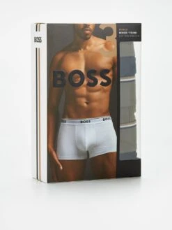 BOSS Bodywear 3 Pack Power Trunks - Multi -Barbou Clothing Shop VIIVL SQ3 0000000029 MULTI SLd