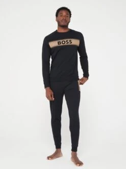BOSS Bodywear Authentic Lounge Sweatshirt - Black -Barbou Clothing Shop VIIXA SQ3 0000000004 BLACK MDo