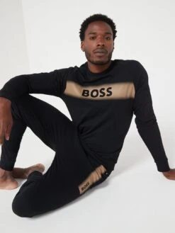 BOSS Bodywear Authentic Lounge Sweatshirt - Black -Barbou Clothing Shop VIIXA SQ4 0000000004 BLACK MDd