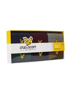 Lyle & Scott 6 Pack Sock Gift Set - Multi -Barbou Clothing Shop VIKGY SQ3 0000000029 MULTI SLd1