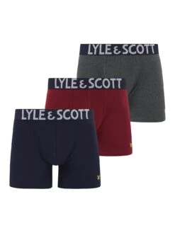 Lyle & Scott Daniel 3 Pack Trunks - Multi