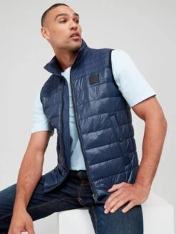 BOSS Odeno Padded Gilet - Dark Blue -Barbou Clothing Shop VIOPG SQ4 0000000354 DARK BLUE MDd