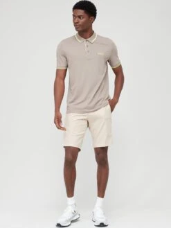 BOSS Paddy Pro Regular Fit Polo Shirt - Light Khaki  -Barbou Clothing Shop VIORK SQ3 0000002348 LIGHT KHAKI MDo