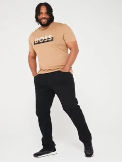 BOSS Big & Tall Maine Regular Fit Jean - Black -Barbou Clothing Shop VIOS6 SQ3 0000000004 BLACK MDo