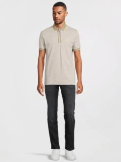 BOSS Paddy 3 Regular Fit Polo Shirt - Light Khaki -Barbou Clothing Shop VIOT0 SQ3 0000002348 LIGHT KHAKI MDo
