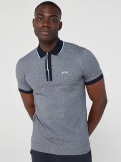 BOSS Paddy 3 Regular Fit Polo Shirt - Blue