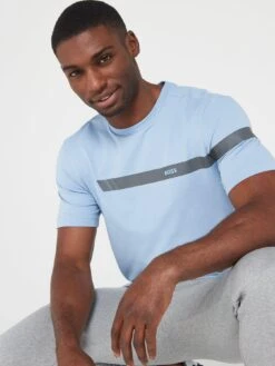 BOSS Tee 2 Regular Fit T-shirt - Blue -Barbou Clothing Shop VIOT7 SQ5 0000000020 BLUE MDd1