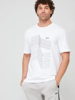 BOSS Tee 6 Relaxed Fit T-shirt - White