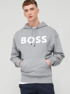 BOSS Webasichood Overhead Hoodie - Grey