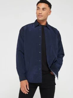 BOSS Lambini Overshirt - Navy