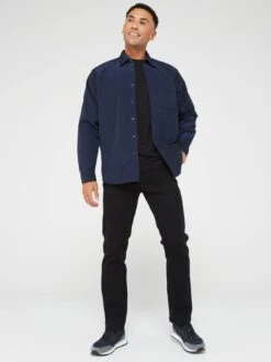BOSS Lambini Overshirt - Navy -Barbou Clothing Shop VIOU7 SQ3 0000000354 DARK BLUE MDo