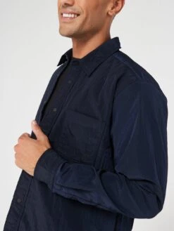 BOSS Lambini Overshirt - Navy -Barbou Clothing Shop VIOU7 SQ4 0000000354 DARK BLUE MDd