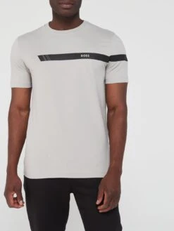 BOSS Tee 2 Regular Fit T-shirt - Grey  -Barbou Clothing Shop VIOVH SQ5 0000000005 GREY MDd1