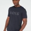 BOSS Regular Fit T-shirt - Dark Blue