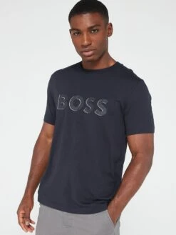 BOSS Regular Fit T-shirt - Dark Blue