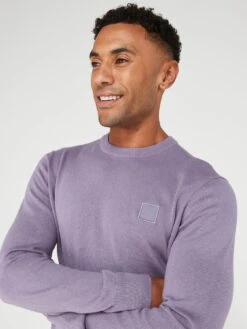 BOSS Kanovano Crew Neck Jumper -Barbou Clothing Shop VIOWS SQ4 0000000039 PURPLE MDd