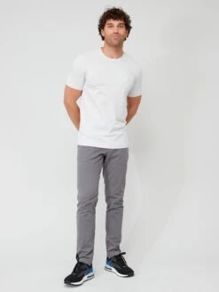 BOSS Tales Small Logo T-shirt - Light Grey -Barbou Clothing Shop VIOWT SQ3 0000000215 LIGHT GREY MDo