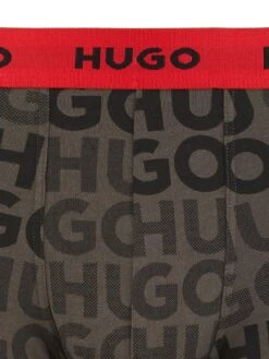 HUGO Bodywear 3 Pack Design Trunk - Dark Grey -Barbou Clothing Shop VIS0X SQ4 0000000070 DARK GREY SLd1