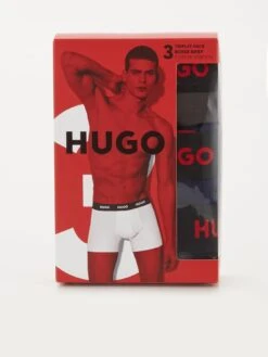 HUGO Bodywear 3 Pack Boxer Brief -Barbou Clothing Shop VIS7C SQ3 0000000048 NAVY SLd