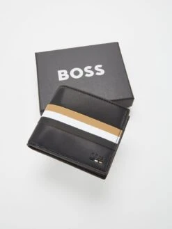 BOSS Ray Wallet - Black -Barbou Clothing Shop VIYYU SQ4 0000000004 BLACK SLd