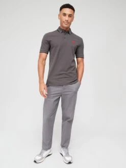 HUGO Deresino232 Slim Fit Polo Shirt - Dark Grey -Barbou Clothing Shop VIZ1U SQ3 0000000070 DARK GREY MDo