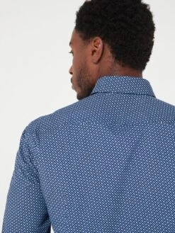 BOSS H-hank-kent-c1-214 Slim Fit Shirt -Barbou Clothing Shop VJ7WC SQ4 0000000048 NAVY MDd