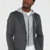 BOSS P Hanry Jacket With Hood - Dark Grey
