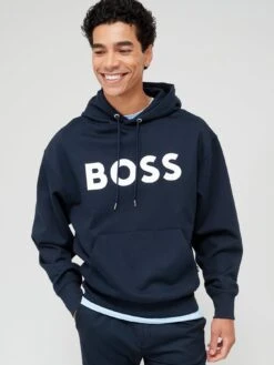 BOSS Sullivan 16 Overhead Hoodie - Dark Blue