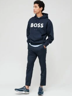 BOSS Sullivan 16 Overhead Hoodie - Dark Blue -Barbou Clothing Shop VJ7XX SQ4 0000000354 DARK BLUE MDd