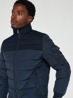 BOSS Cerulio Padded Jacket - Dark Blue -Barbou Clothing Shop VJ7YP SQ4 0000000354 DARK BLUE MDd