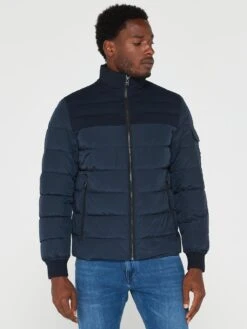 BOSS Cerulio Padded Jacket - Dark Blue -Barbou Clothing Shop VJ7YP SQ5 0000000354 DARK BLUE MDd1