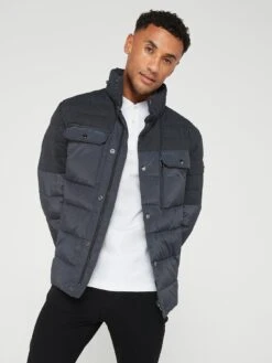 BOSS Celinto Padded Jacket - Grey