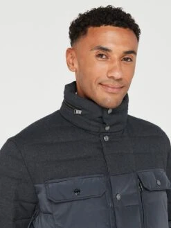 BOSS Celinto Padded Jacket - Grey -Barbou Clothing Shop VJ7YQ SQ5 0000000005 GREY MDd1