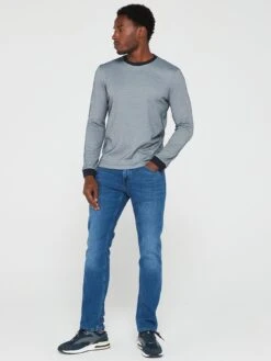 BOSS Talley 40 Regular Fit T-shirt - Dark Blue -Barbou Clothing Shop VJ7Z7 SQ3 0000000354 DARK BLUE MDo