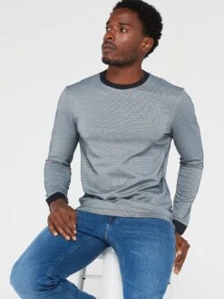 BOSS Talley 40 Regular Fit T-shirt - Dark Blue -Barbou Clothing Shop VJ7Z7 SQ4 0000000354 DARK BLUE MDd