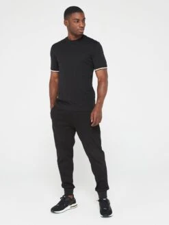 BOSS Thompson 04 Regular Fit T-shirt - Black -Barbou Clothing Shop VJ7Z9 SQ3 0000000004 BLACK MDo