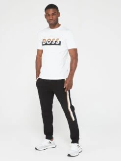 BOSS Tiburt 421 Regular Fit T-shirt - White -Barbou Clothing Shop VJ80F SQ3 0000000013 WHITE MDo