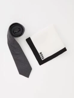 BOSS H-set Tie-pkt Sq-232 Tie & Pocket Square Set