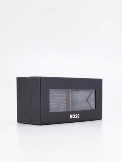 BOSS H-set Tie-pkt Sq-232 Tie & Pocket Square Set -Barbou Clothing Shop VJ84U SQ5 0000000004 BLACK SLd2