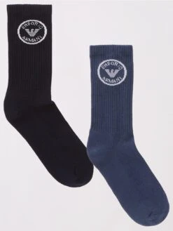 Emporio Armani Bodywear 2 Pack Short Socks