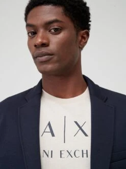 Armani Exchange Single Breasted Blazer - Navy -Barbou Clothing Shop VJF1L SQ5 0000000048 NAVY MDd1