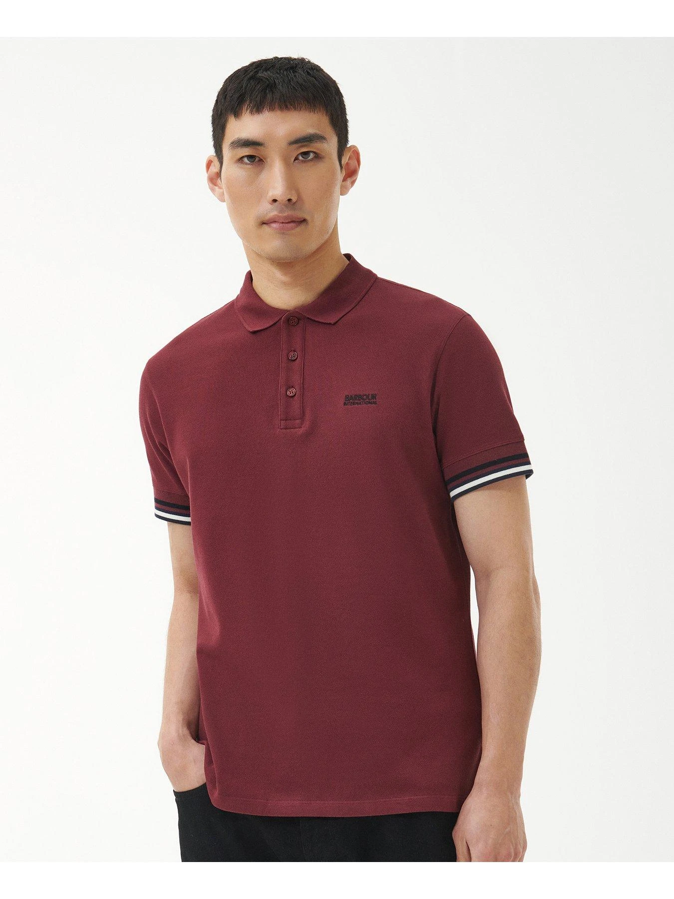 Barbour International Metropolis Polo Shirt - Red 1 Barbour International Metropolis Polo Shirt - Red